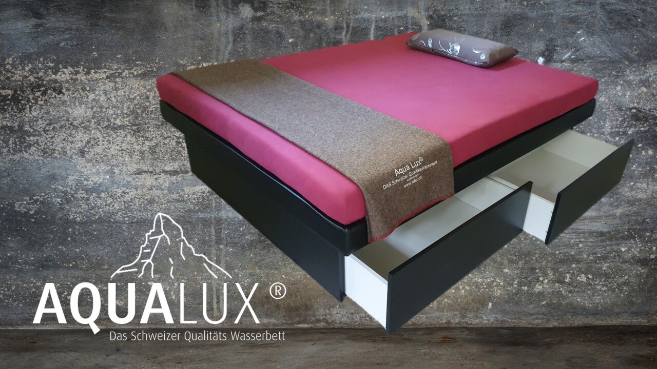 AQUA LUX Wasserbett mit Schubladenunterbau