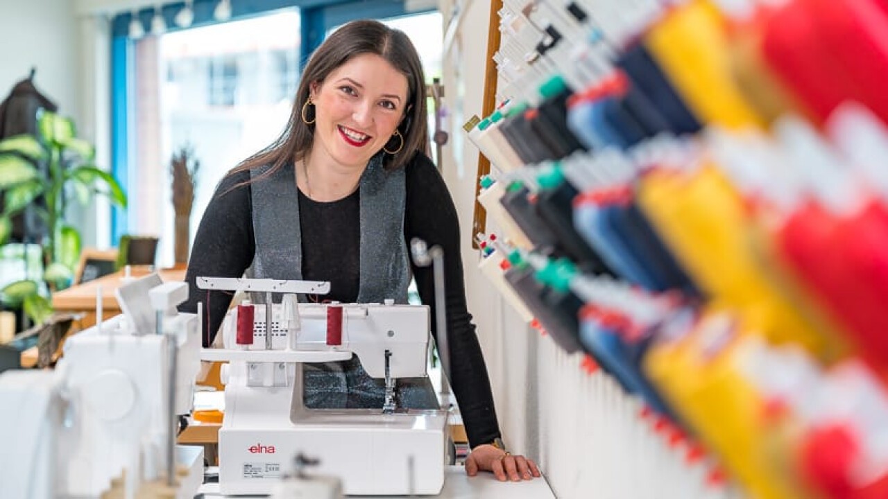 Manusha Sakica in ihrem neuen Atelier in Luzern.