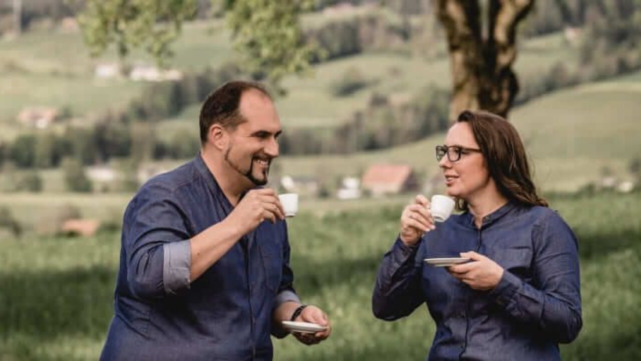 Willy Zemp Der Kaffee-Sommelier mit Ex-Frau Michaela Pape