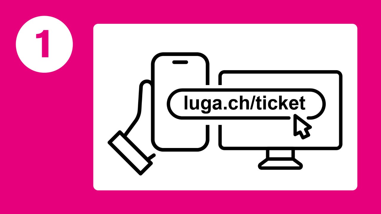 Wähle auf luga.ch/ticket dein gewünschtes Ticket oder löse deine Gutscheine unter «Gutscheincode» ein (falls vorhanden).