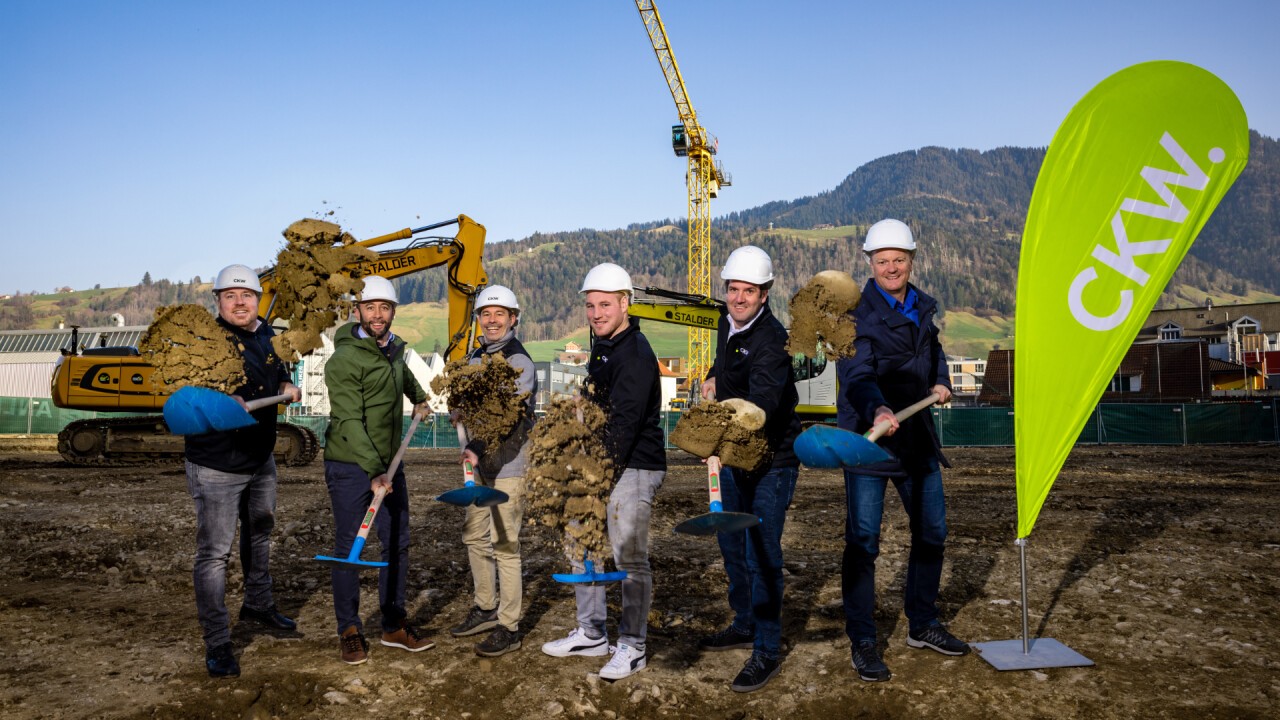Im Februar 2024 erfolgte der Spatenstich für die Wärmezentrale Schüpfheim.