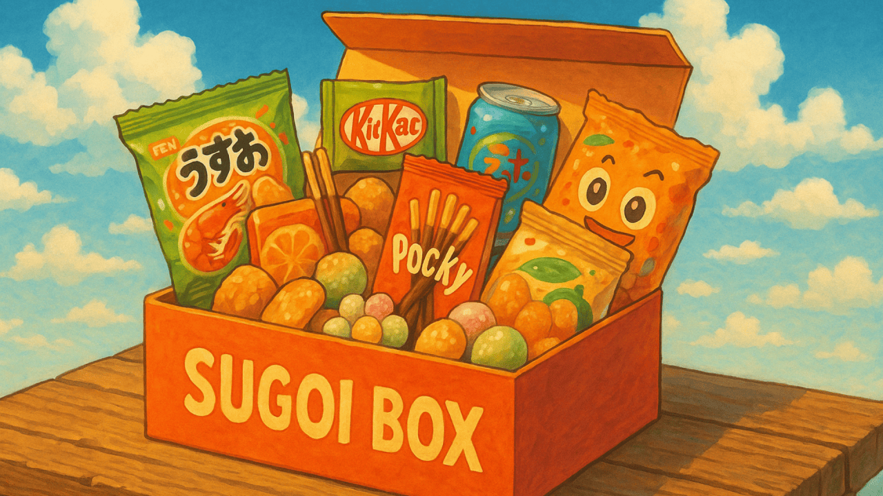 Die neue Sugoi Box von Umami Snack. Illustration: KI-generiert