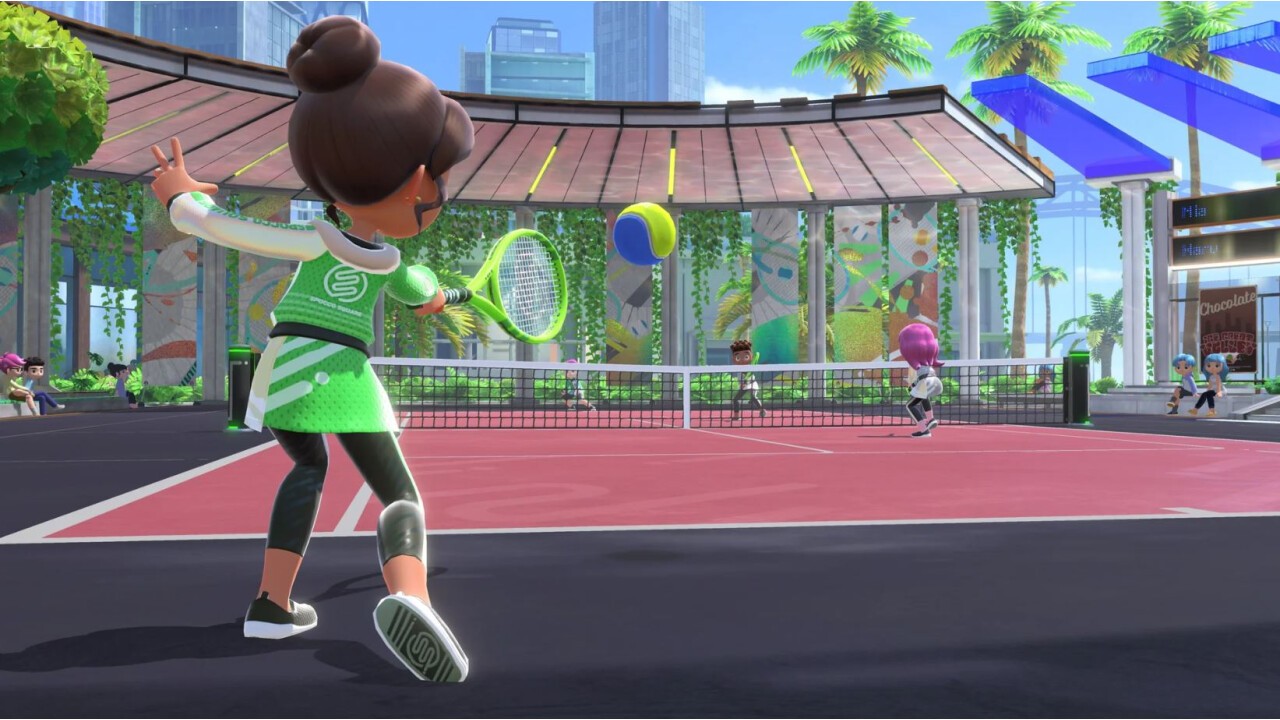 Auf Nintendo Switch spielst du bei uns am Stand Tennis oder Badminton