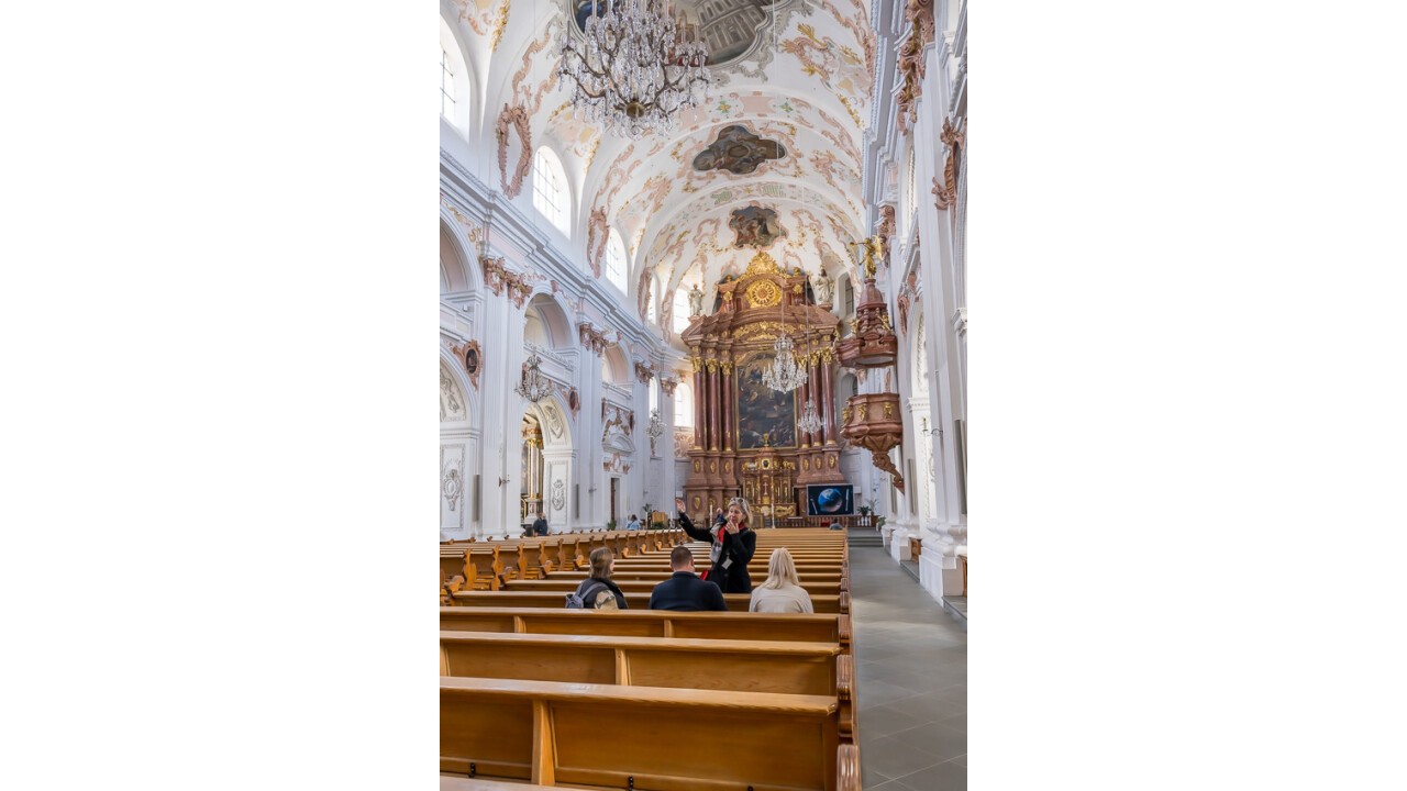 Ein Abstecher in die Jesuitenkirche. 