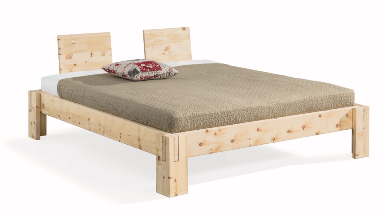 Massivholz-Bett in Arve von Dormiente