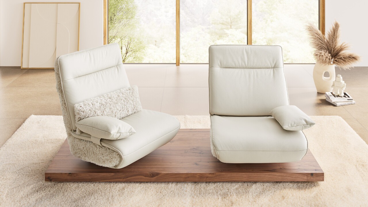 Evino von KOINOR – der elegante Materialmix.