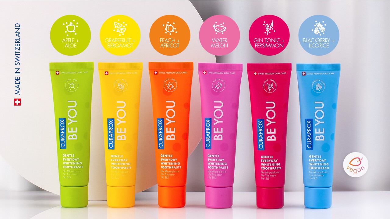 Curaprox Be you Zahnpasten